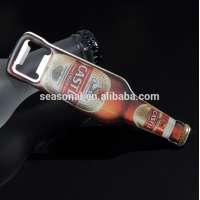 Stainless steel offset printing bottle shape bar blade beer bottle opener