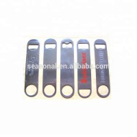 oem beer promotion stainless steel metal bar blade beer bottle opener