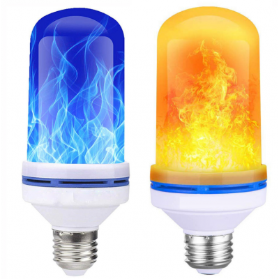 2019 Amazon hot selling E27 Electric Artificial Fire LED Flame Bulb Light