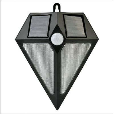 Solar outdoor LED lamp PIR motion sensor 6 LED lightweight waterproof wireless safe garden solar wall lamp