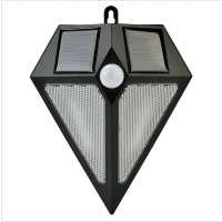 Solar outdoor LED lamp PIR motion sensor 6 LED lightweight waterproof wireless safe garden solar wall lamp