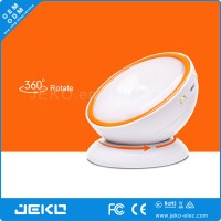 Good price human body induction lamp 3W led wall lamp battery rechargeable 360 degree rotating