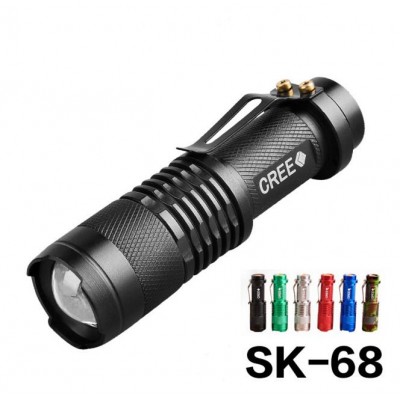 Powerful ultrafire SK-68 rechargeable NEW Tactical 500 lumens led Flashlight